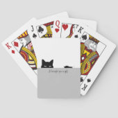 Ik heb je een cadeauvogel gegeven. pokerkaarten (Achterkant)