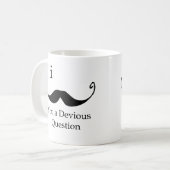 Ik heb je een duizelingwekkende vraag gesteld koffiemok (Voorkant links)