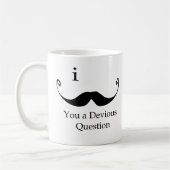 Ik heb je een duizelingwekkende vraag gesteld koffiemok (Links)