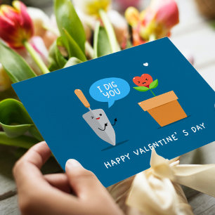 Ik heb je een fijne Valentijnsdag gegraven   Liefd Feestdagenkaart