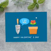Ik heb je een fijne Valentijnsdag gegraven | Liefd Feestdagenkaart