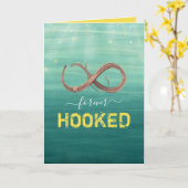 Ik heb je een grappige unieke visse Valentijnsdag Kaart (Gele Bloem)