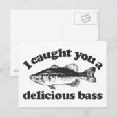 Ik heb je een heerlijke aanslag opgevangen briefkaart (Voorkant / Achterkant)