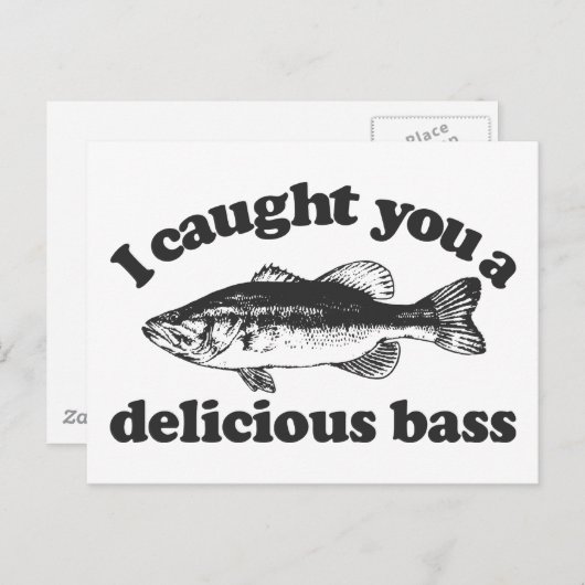 Ik heb je een heerlijke aanslag opgevangen briefkaart (Voorkant / Achterkant)