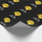 Ik heb je een hele watt elektriciteit gegeven, pun cadeaupapier (Hoek)