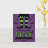 Ik heb je een schimmige goede halloween opgehangen kaart (Gele Bloem)