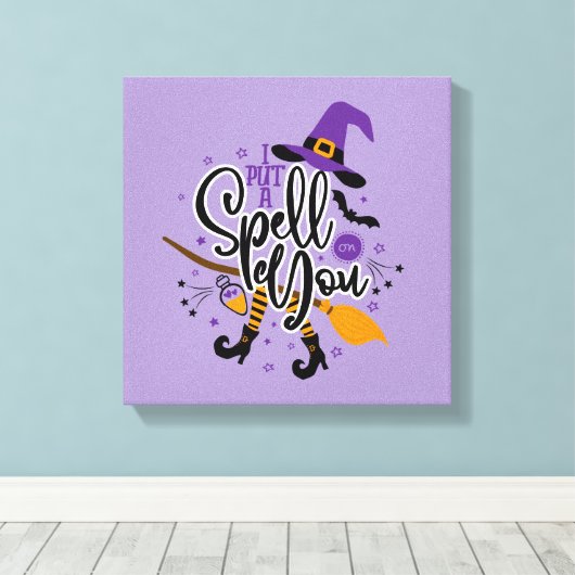 Ik heb je een spelletje gegeven canvas afdruk (Insitu (Houten vloer))