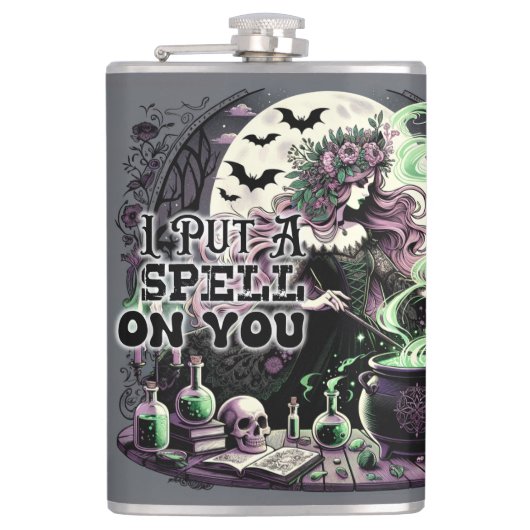 Ik heb je een spelletje gegeven heupfles (Voorkant)