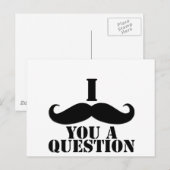 Ik heb je een vraag gesteld briefkaart (Voorkant / Achterkant)