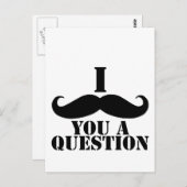 Ik heb je een vraag gesteld briefkaart (Voorkant / Achterkant)