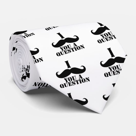 Ik heb je een vraag gesteld stropdas (Opgerold)