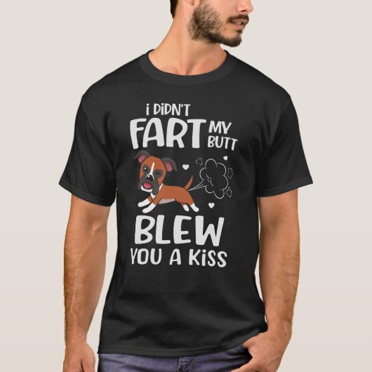 Ik heb je geen kus grappige hond gegeven. t-shirt (Voorkant)