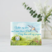 Ik heb je gegeten met mijn gebeerkaart briefkaart (Staand voorkant)