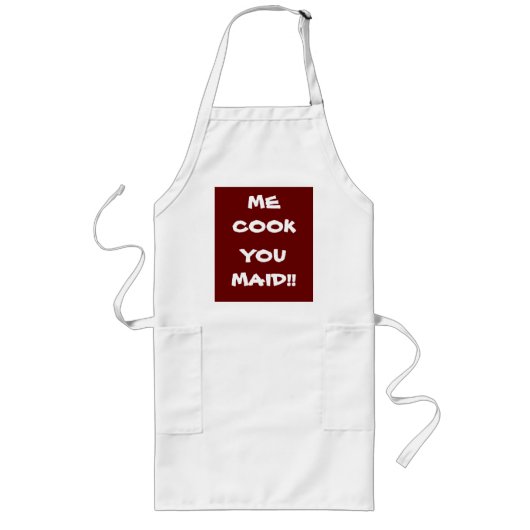 Ik heb je gek gemaakt. >Funny Sayings op Schorten (Voorkant)