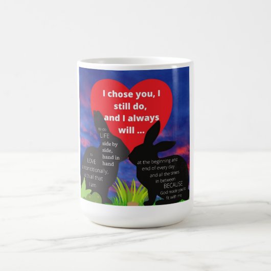 Ik heb je gekozen... en ik nog steeds magische mok (Midden)