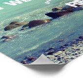 Ik heb je gemaakt, ik zal je bijbelversie dragen poster (Hoek)