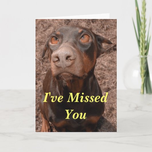 Ik heb je gemist kaart (Voorkant)