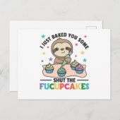 Ik heb je gewoon een beetje de eikels van de slet  briefkaart (Voorkant / Achterkant)