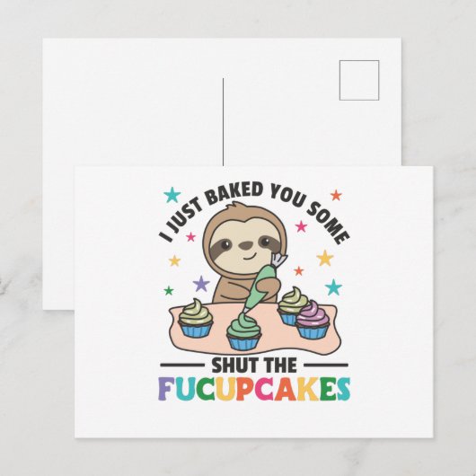 Ik heb je gewoon een beetje de eikels van de slet  briefkaart (Voorkant / Achterkant)