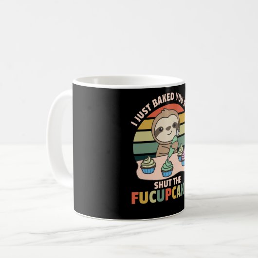 Ik heb je gewoon een beetje de eikels van de slet  koffiemok (Voorkant links)