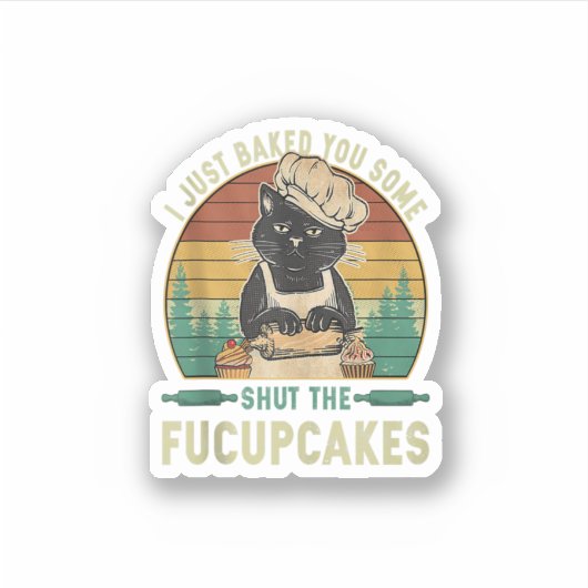 Ik heb je gewoon een beetje de taarten  gemaakt. sticker (Voorkant)