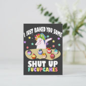 Ik heb je gewoon een paar dingen gebakken met T-Sh Briefkaart (Staand voorkant)