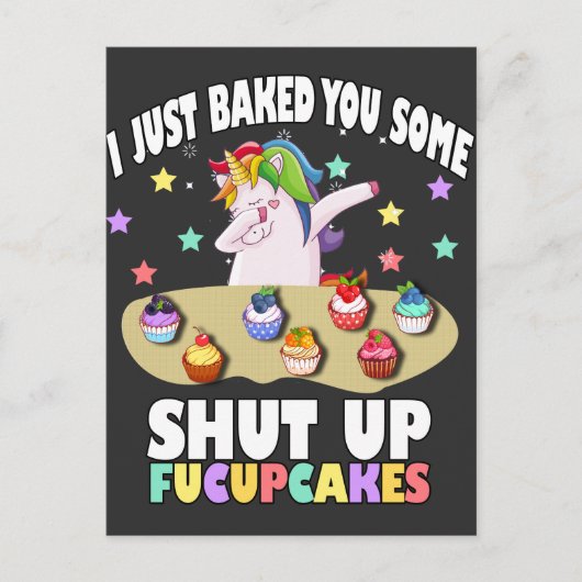 Ik heb je gewoon een paar dingen gebakken met T-Sh Briefkaart (Voorkant)