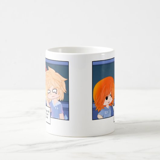 "Ik heb je gezegd dat je je bril moet Draag" Koffiemok (Center)