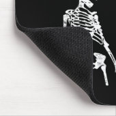 Ik heb je Halloween skelet schedel Muismat (Hoek)