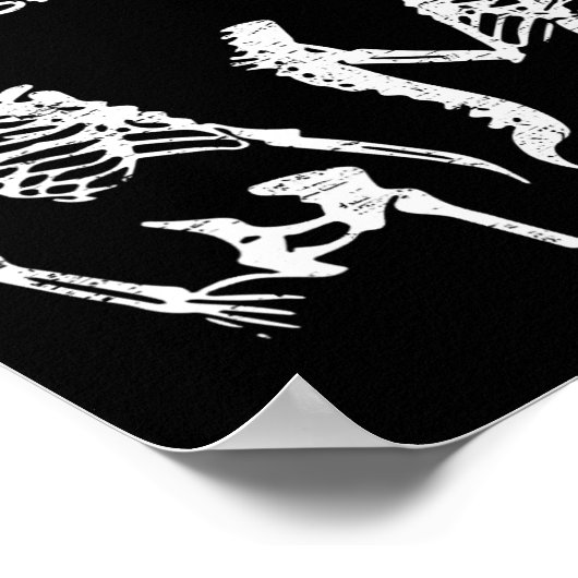 Ik heb je Halloween skelet schedel Poster (Hoek)