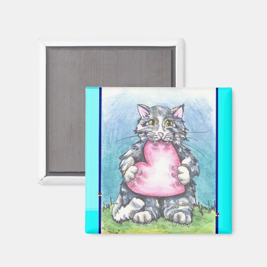 Ik heb je hartmagneet magneet (Voorkant / Achterkant)