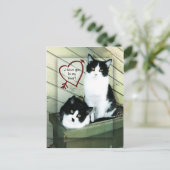 Ik heb je in mijn hart briefkaart (Staand voorkant)