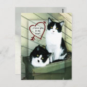 Ik heb je in mijn hart briefkaart (Voorkant / Achterkant)