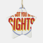 Ik heb je in mijn vizier - Soldaat 76 Keramisch Ornament (Rechts)