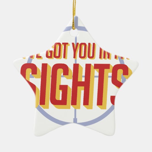 Ik heb je in mijn vizier - Soldaat 76 Keramisch Ornament (Voorkant)