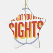 Ik heb je in mijn vizier - Soldaat 76 Keramisch Ornament (Links)