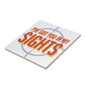 Ik heb je in mijn vizier - Soldaat 76 Tegeltje (Zijkant)