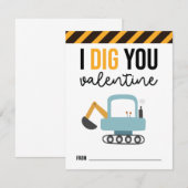 Ik heb je Kinder Valentijn Kaart gegraven (Voorkant / Achterkant)