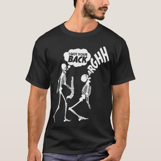 Ik heb je leuke shirt skeleton cartoon land (Voorkant)
