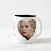 Ik heb je minder gegeten dan andere mensen tweekleurige koffiemok (Voorkant rechts)