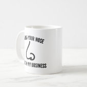 Ik heb je neus gevonden koffiemok (Voorkant links)