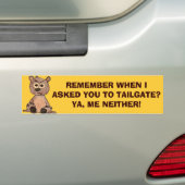 Ik heb je niet gevraagd om mee te doen aan het Bee Bumpersticker (Op auto)