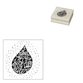 Ik heb je nodig net als water rubberstempel (Gestempeld)