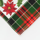 Ik heb je nooit verlaten, kerstkardinaal Kilt Fleece Deken (Hoek)