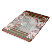 Ik heb je nooit verlaten, kerstkardinaal Quilt Bla Badmat (Gekanteld)