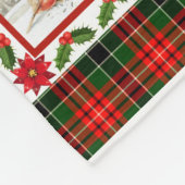 Ik heb je nooit verlaten, kerstkardinaal Quilt Bla Fleece Deken (Hoek)