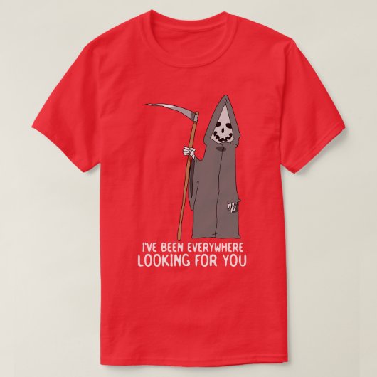 Ik heb je overal gezocht t-shirt (Design voorkant)