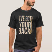 Ik heb je rug Chiropractor Piek T-shirt (Voorkant)