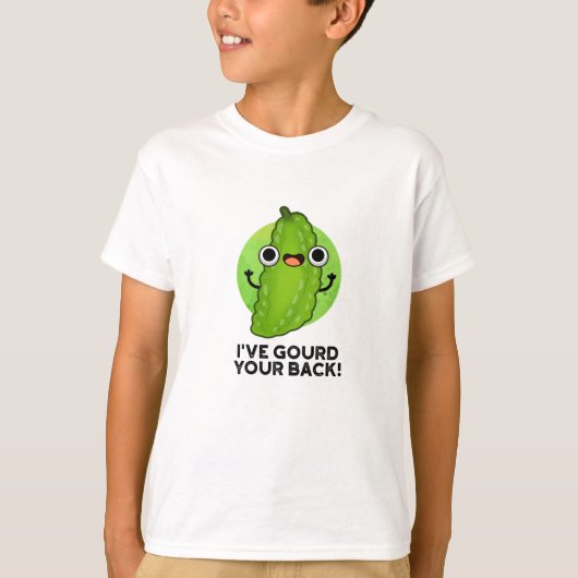 Ik heb je rug grappige Veggie Pun gegeven T-shirt (Voorkant)