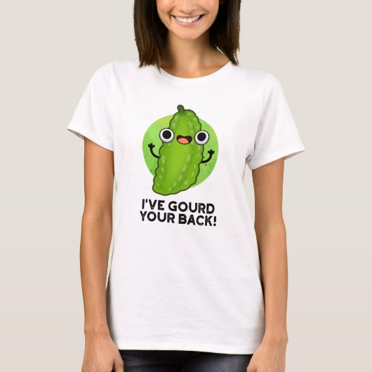 Ik heb je rug grappige Veggie Pun gegeven T-shirt (Voorkant)